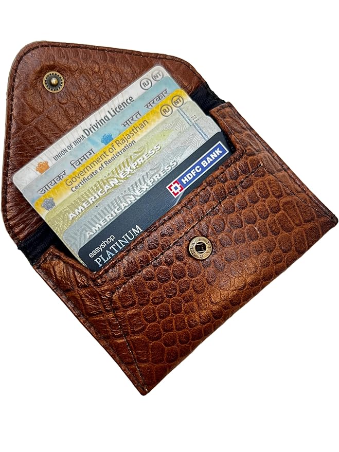 ARDAN Genuine Leather Card Holder for Men /Slim Leather Credit/ATM Card Wallet