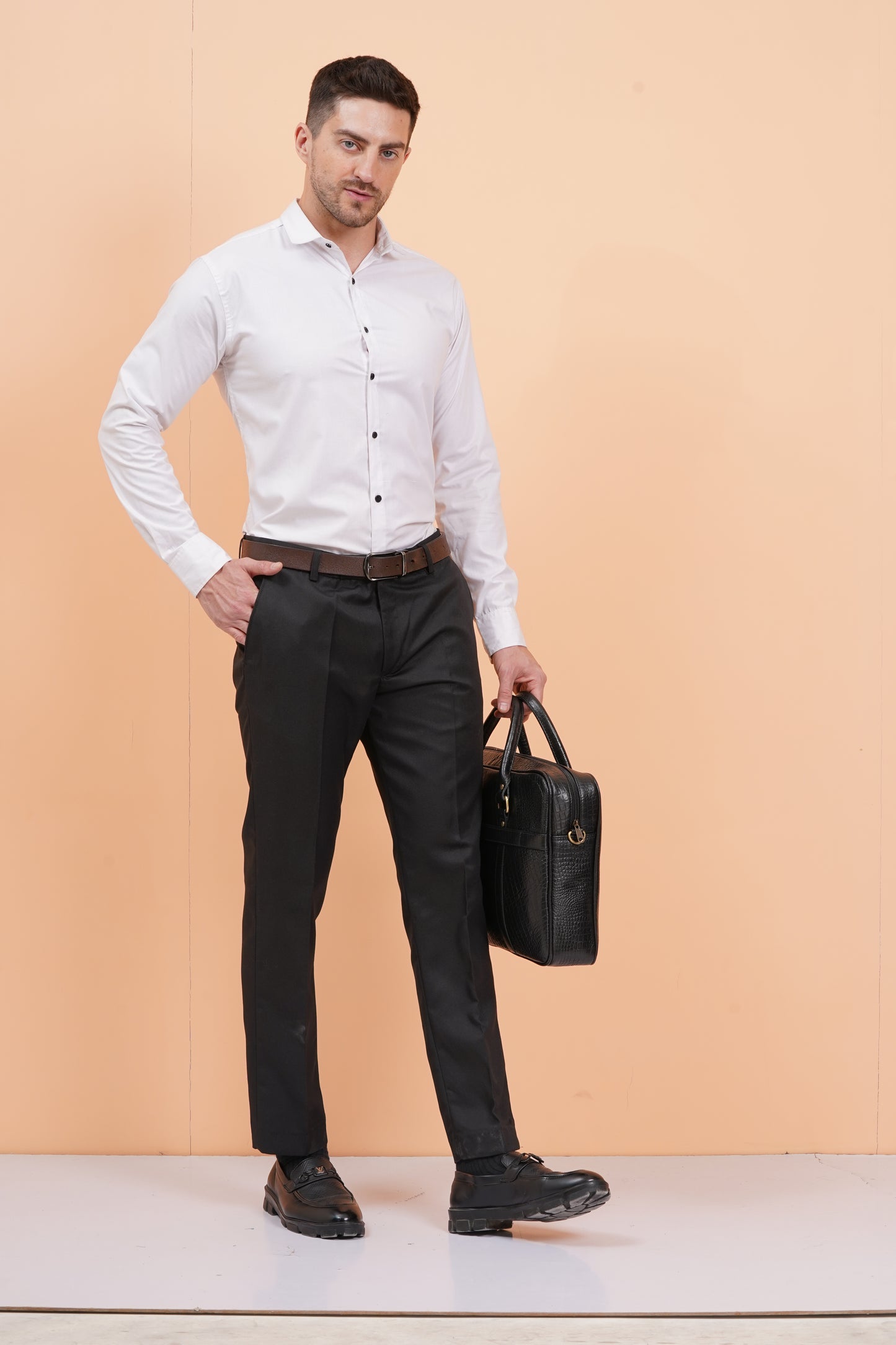 Canvas Laptop/Office Bag for Men | Fits Upto 15.6 inch Laptop Canvas Messenger Bag | Canvas Bag with Shoulder Strap | Briefcase for Men SKU57