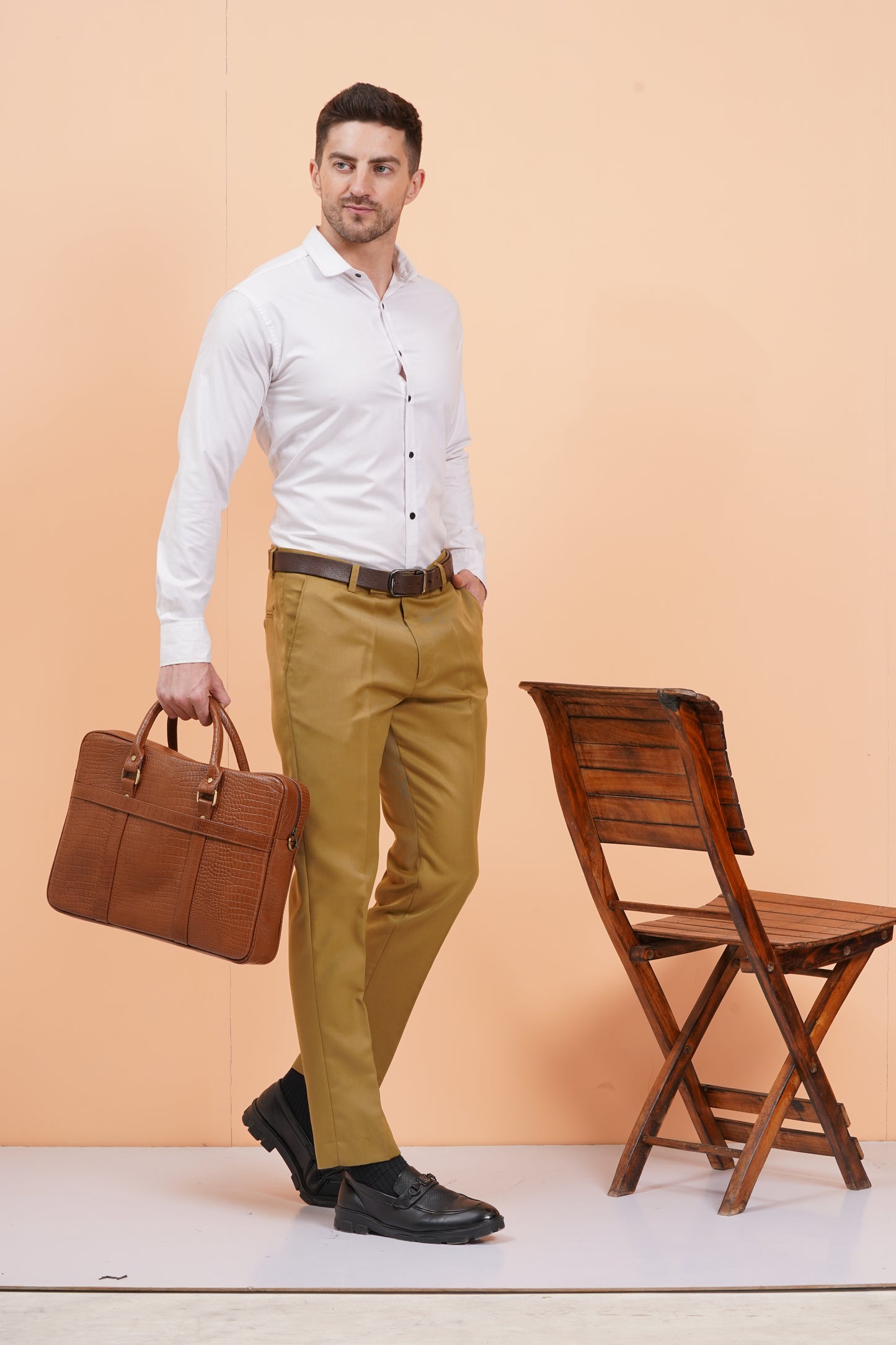 Canvas Laptop/Office Bag for Men | Fits Upto 15.6 inch Laptop Canvas Messenger Bag | Canvas Bag with Shoulder Strap | Briefcase for Men SKU58