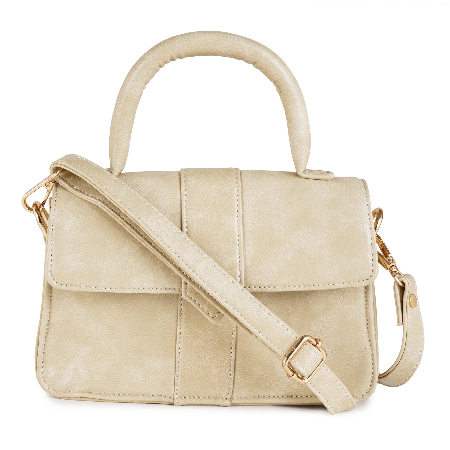 Ardan Vegan Leather Stylish & Hand Carry Chic Bag with Adjustabe Sling for Girls & Womens SKU52