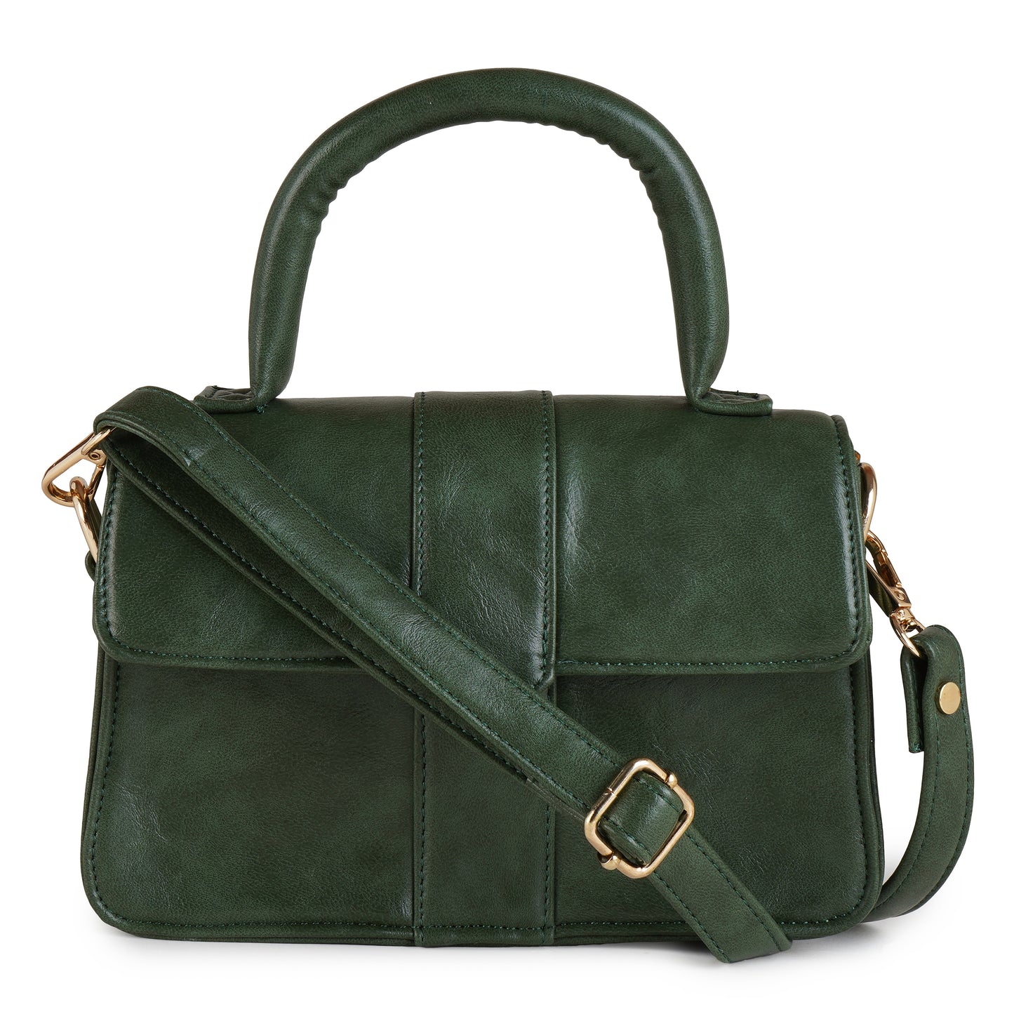 Ardan Vegan Leather Stylish & Hand Carry Chic Bag with Adjustabe Sling for Girls & Womens SKU63