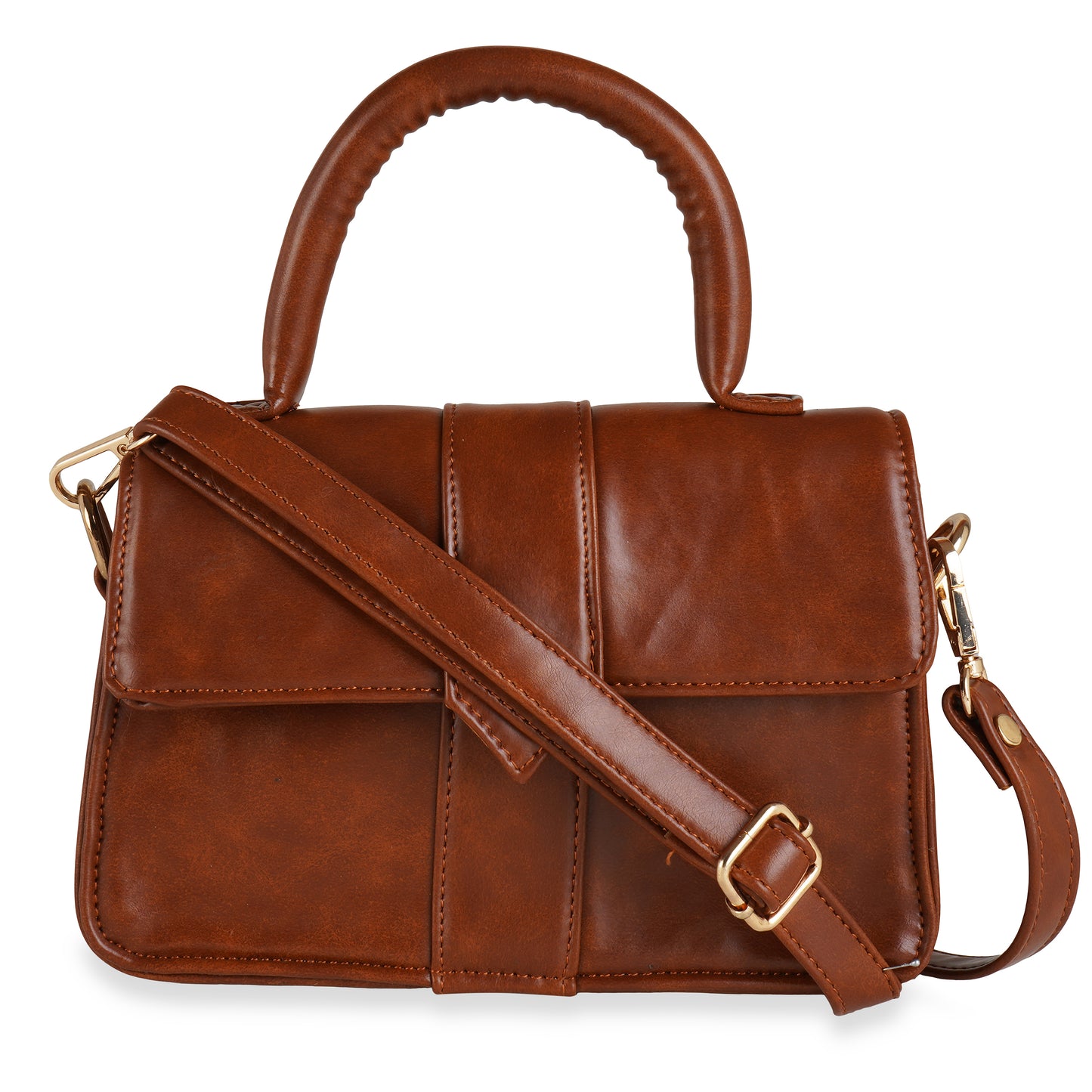 Ardan Vegan Leather Stylish & Hand Carry Chic Bag with Adjustabe Sling for Girls & Womens SKU64