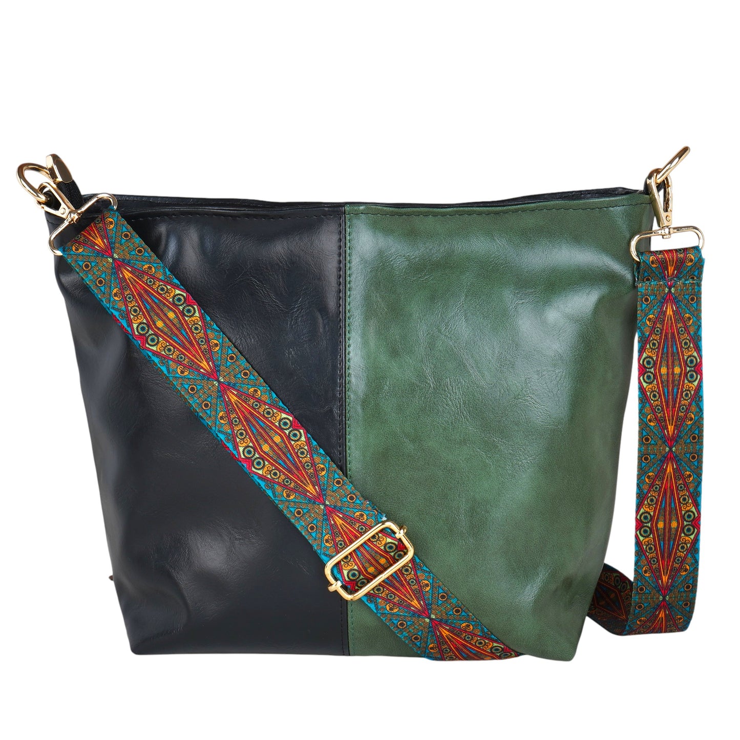 ARDAN Charcoal Green Crossbody Handbag along with Sling for Girls & Womens SKU51