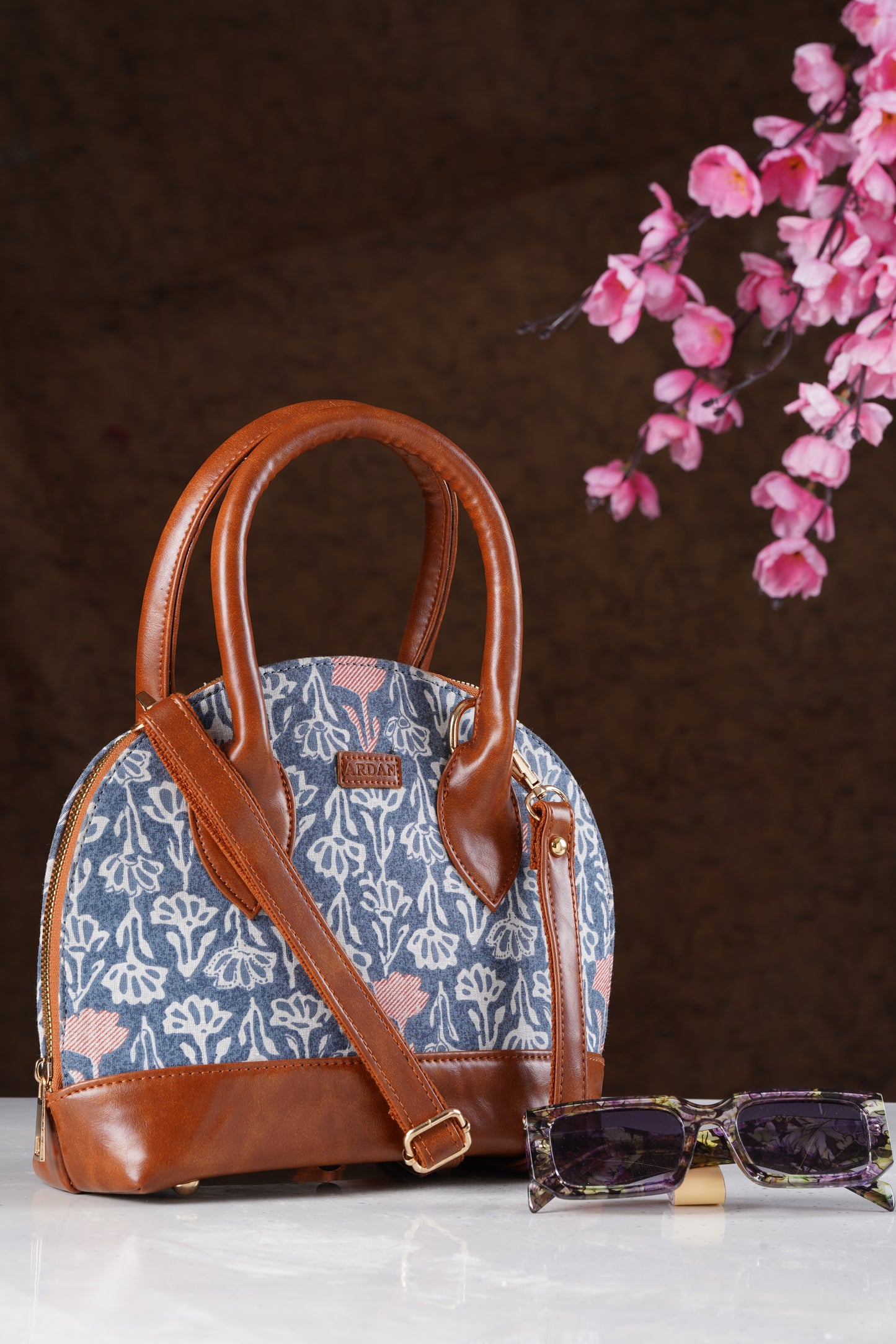 ARDAN Bohemian Blue Handbag along with Sling for Girls & Womens AL205B