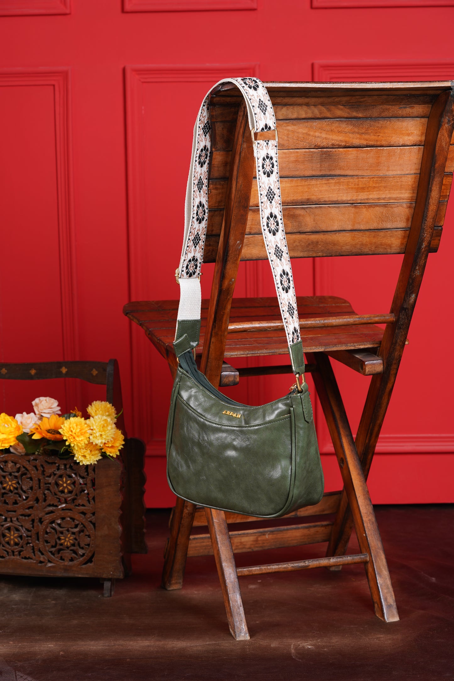 ARDAN Green Crossbody Sling bag for Girls & Womens SKU56