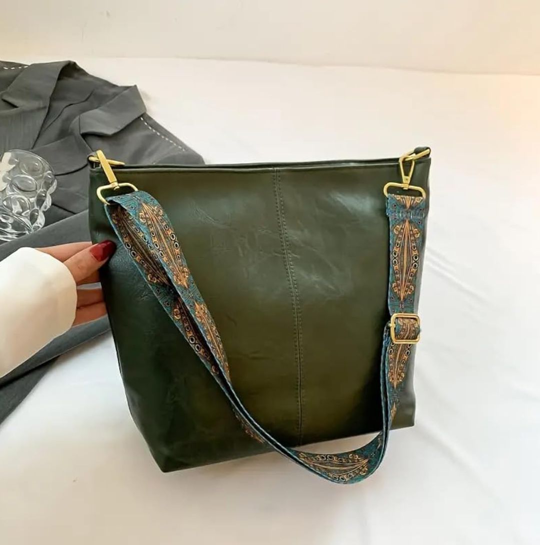 ARDAN Handbag along with Sling for Girls & Womens IN GREEN SKU02