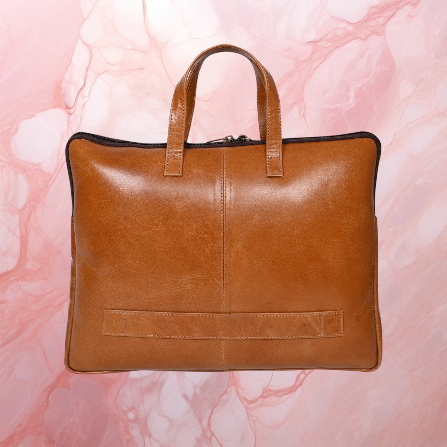Genuine Leather 15Inch Laptop Sleeve Sleek Design Bag – Brown – Leather Laptop Bag | Leather Villa