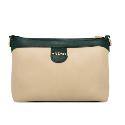 Ardan Green Sling Bag Crossbody Double Color Bag for Girls & Women – Women's HandBag/Sling Bag – additional product photo | Leather Villa