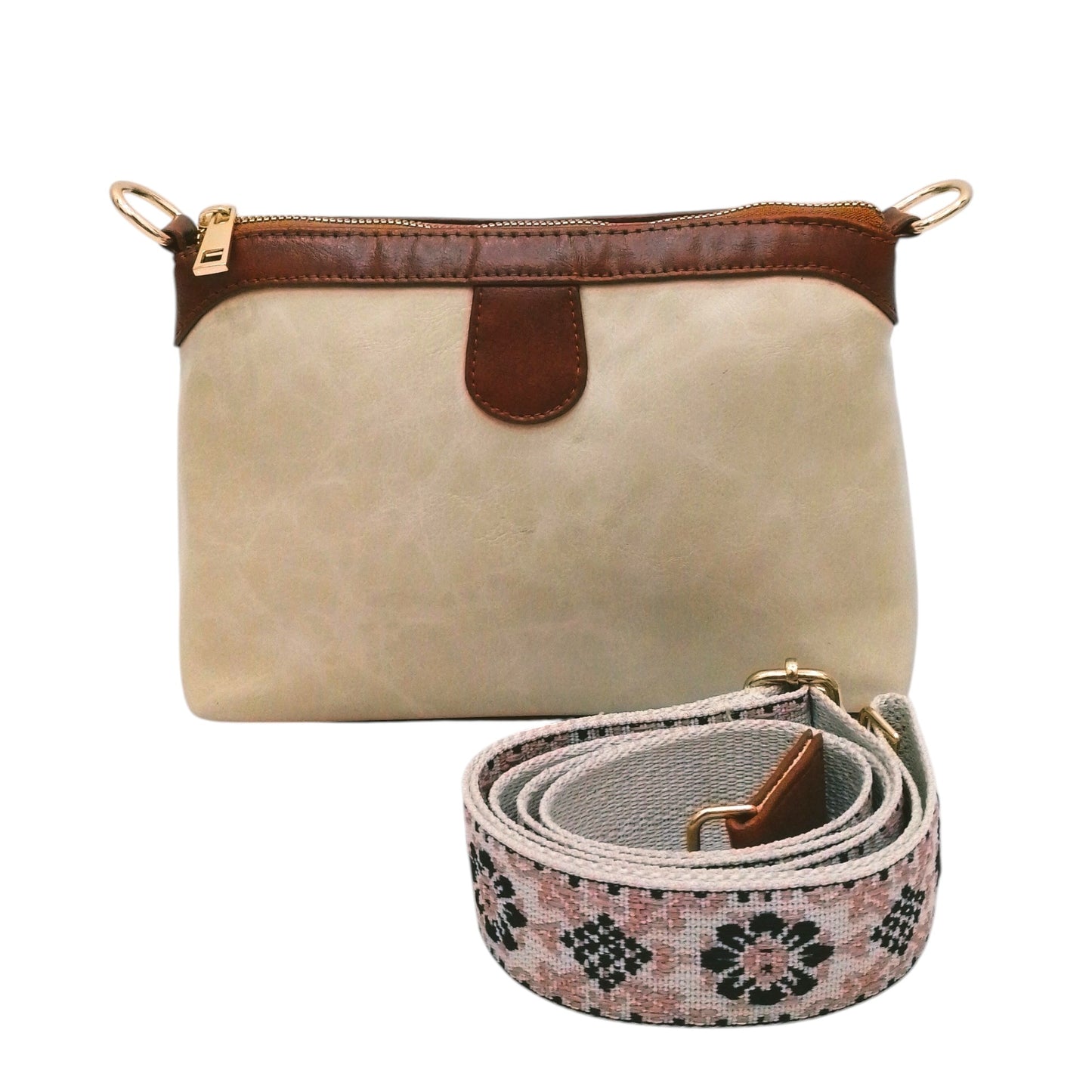 ARDAN Beige Women Sling Bag Stylish Crossbody Bag with Adjustable Belt For Girls & Women SKU121