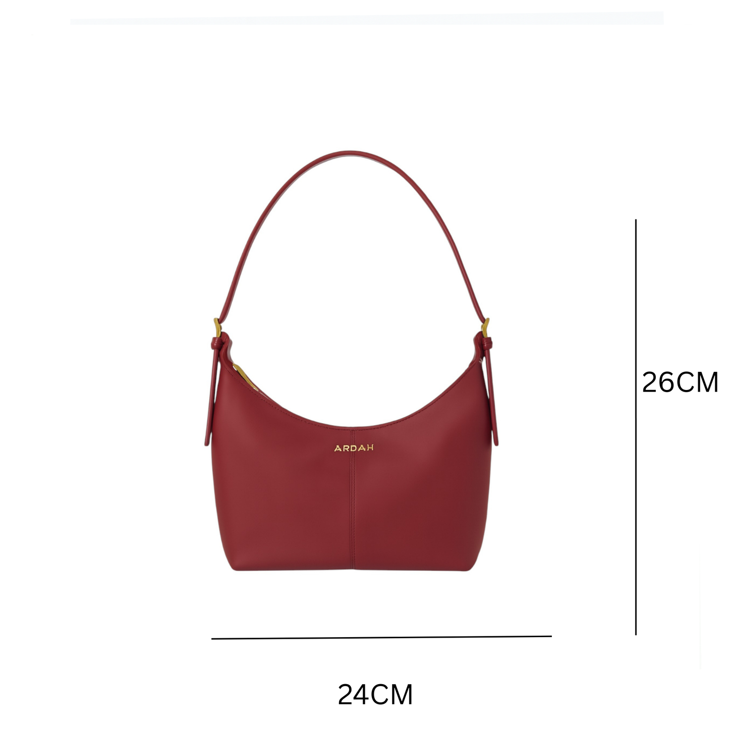 ARDAN Shoulder Bag with Adjustable Strap for Girls & Women (MAGENTA) – Women's HandBag/Sling Bag – additional product photo | Leather Villa