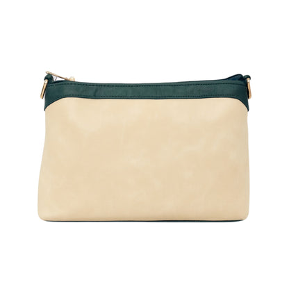 Ardan Green Sling Bag Crossbody Double Color Bag for Girls & Women – additional product photo | Leather Villa