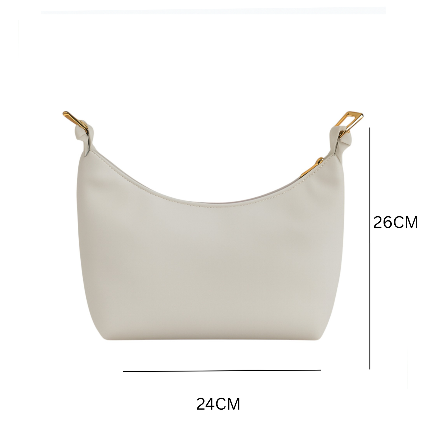 ARDAN Shoulder Bag with Adjustable Strap for Girls & Women (WHITE) – Women's HandBag/Sling Bag – additional product photo | Leather Villa