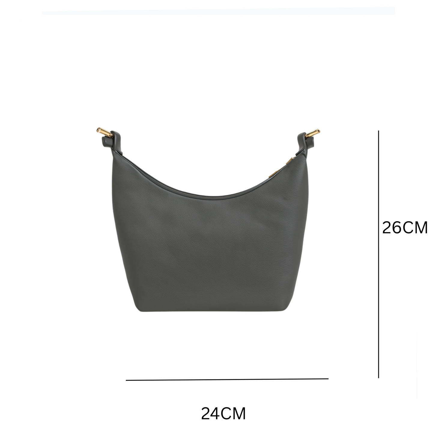 ARDAN Shoulder Bag with Adjustable Strap for Girls & Women (GREY) – Women's HandBag/Sling Bag – additional product photo | Leather Villa