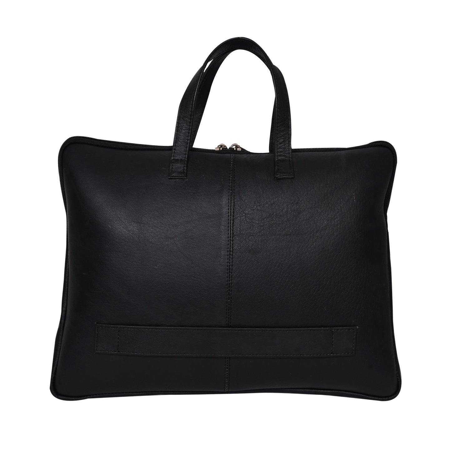 Genuine Leather 15Inch Laptop Sleeve Sleek Design Bag – Black – Leather Laptop Bag – additional product photo | Leather Villa