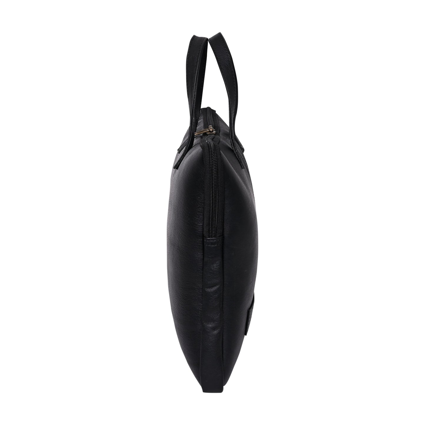 Genuine Leather 15Inch Laptop Sleeve Sleek Design Bag – Black – Leather Laptop Bag – additional product photo | Leather Villa