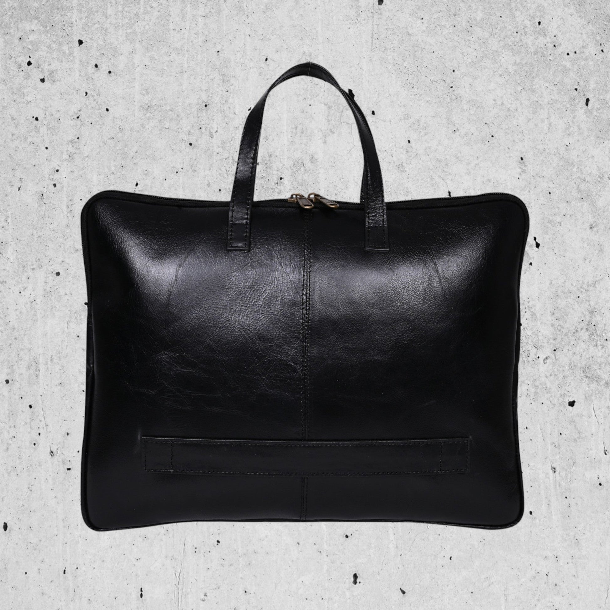 Genuine Leather 15Inch Laptop Sleeve Sleek Design Bag – Charcoal – Leather Laptop Bag | Leather Villa
