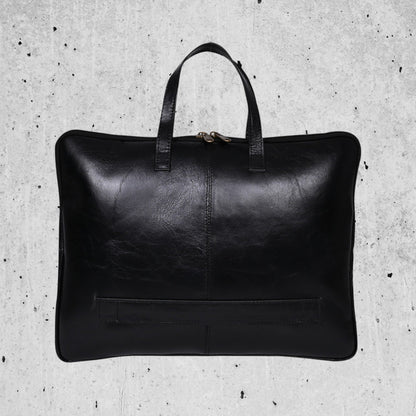 Genuine Leather 15Inch Laptop Sleeve Sleek Design Bag – Charcoal – Leather Laptop Bag | Leather Villa