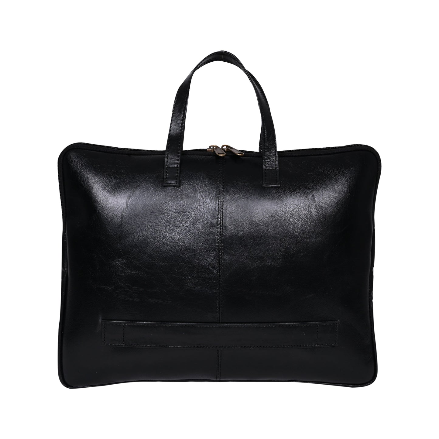 Genuine Leather 15Inch Laptop Sleeve Sleek Design Bag – Charcoal – Leather Laptop Bag – additional product photo | Leather Villa