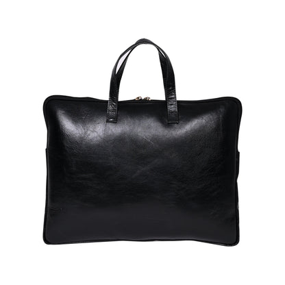 Genuine Leather 15Inch Laptop Sleeve Sleek Design Bag – Charcoal – Leather Laptop Bag – additional product photo | Leather Villa