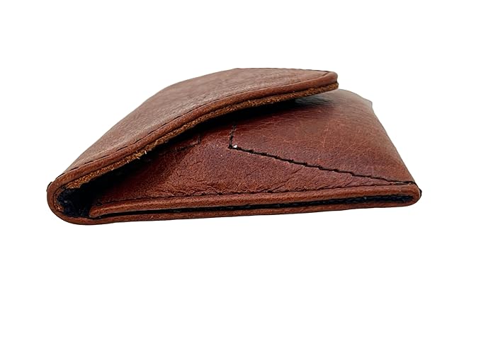 Genuine Leather Card Holder for Men/ATM Card Wallet – Dark Brown – additional product photo | Leather Villa