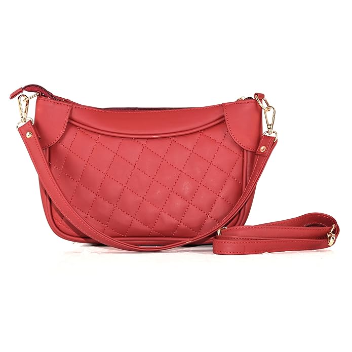 ARDAN Luxury Genuine Leather Quilted Handbag/Sling Bag for Girls/Women/Ladies AL32D