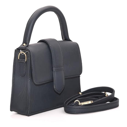 Genuine Leather Handbag/Sling Bag/Chic Bag For Girls - Grey - additional product photo | Leather Villa