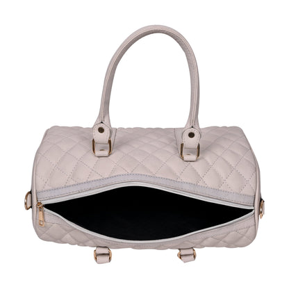 Luxury Genuine Leather Large Quilted Handbag/Sling Bag for Girls/Women/Ladies – Ivory – Women's HandBag/Sling Bag – additional product photo | Leather Villa