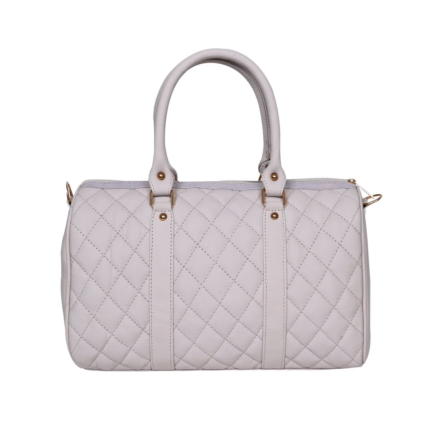 Luxury Genuine Leather Large Quilted Handbag/Sling Bag for Girls/Women/Ladies – White – Women's HandBag/Sling Bag – additional product photo | Leather Villa