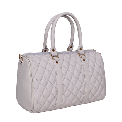 Luxury Genuine Leather Large Quilted Handbag/Sling Bag for Girls/Women/Ladies – White – Women's HandBag/Sling Bag – additional product photo | Leather Villa