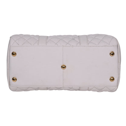 Luxury Genuine Leather Large Quilted Handbag/Sling Bag for Girls/Women/Ladies – White – Women's HandBag/Sling Bag – additional product photo | Leather Villa