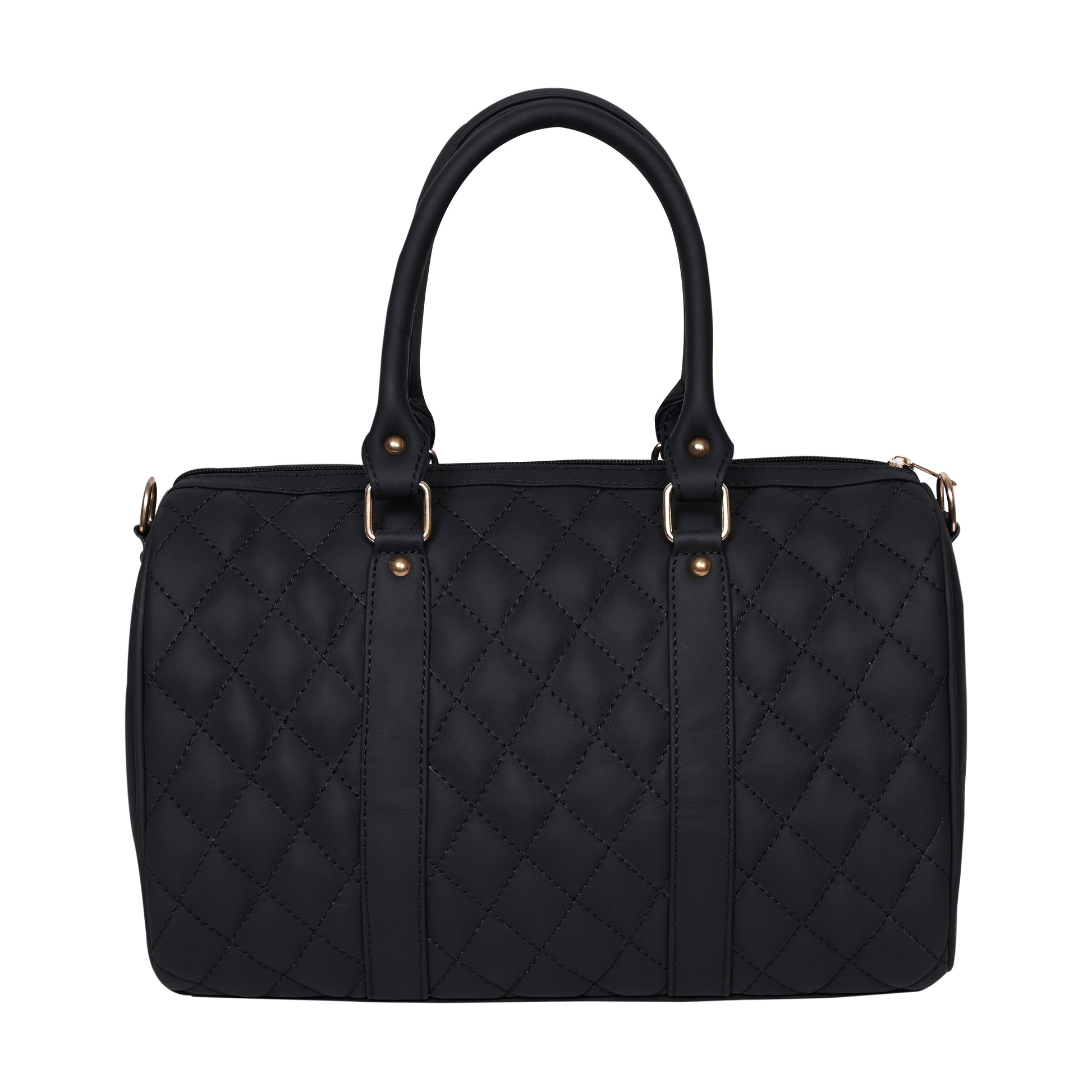 Luxury Genuine Leather Large Quilted Handbag/Sling Bag for Girls/Women/Ladies – Black – Women's HandBag/Sling Bag – additional product photo | Leather Villa