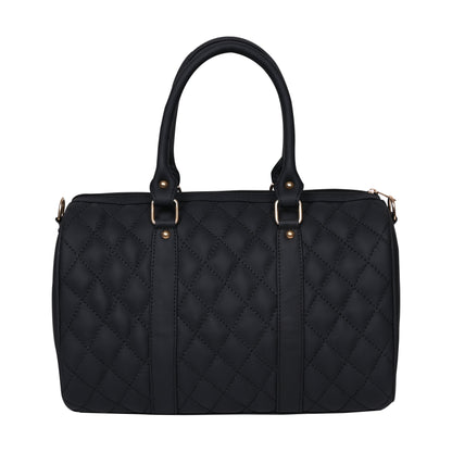 Luxury Genuine Leather Large Quilted Handbag/Sling Bag for Girls/Women/Ladies – Black – Women's HandBag/Sling Bag – additional product photo | Leather Villa