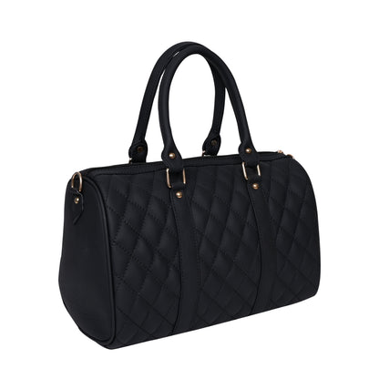 Luxury Genuine Leather Large Quilted Handbag/Sling Bag for Girls/Women/Ladies – Black – Women's HandBag/Sling Bag – additional product photo | Leather Villa