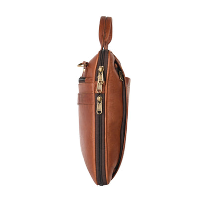 Genuine Leather Laptop/Office Bag for Men – Brown – Leather Laptop Bag – additional product photo | Leather Villa