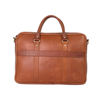 Genuine Leather Laptop/Office Bag for Men – Maroon – Leather Laptop Bag – additional product photo | Leather Villa