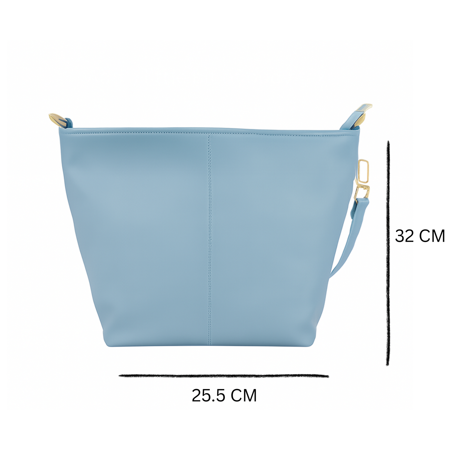 ARDAN Handbag along with Sling for Girls & Women (SKY BLUE) SKU130