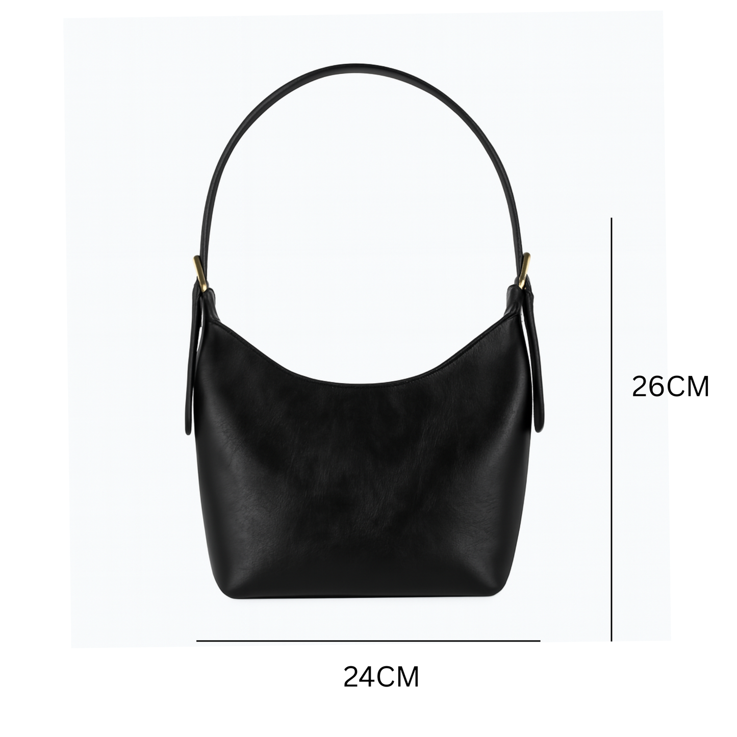 ARDAN Shoulder Bag with Adjustable Strap for Girls & Women (BLACK) SKU135