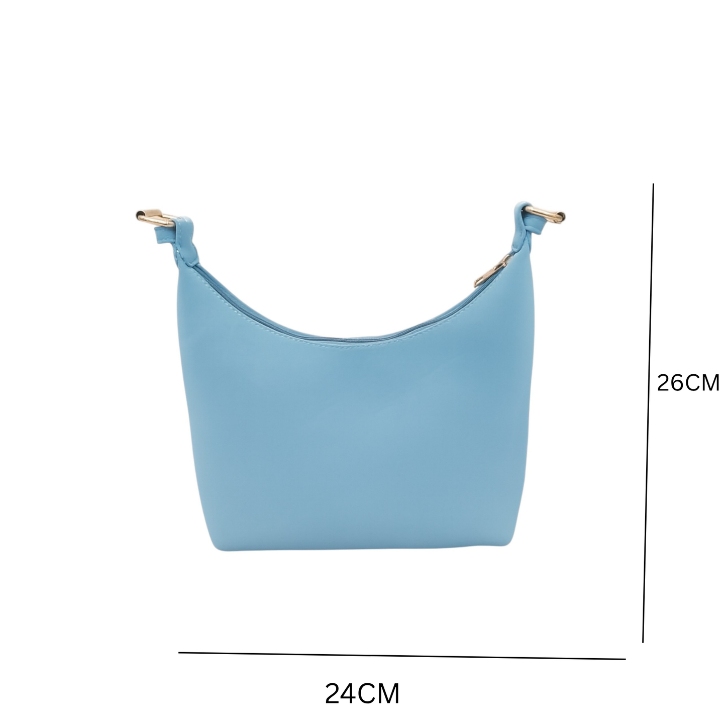 ARDAN Shoulder Bag with Adjustable Strap for Girls & Women (SKY BLUE) – Women's HandBag/Sling Bag – additional product photo | Leather Villa