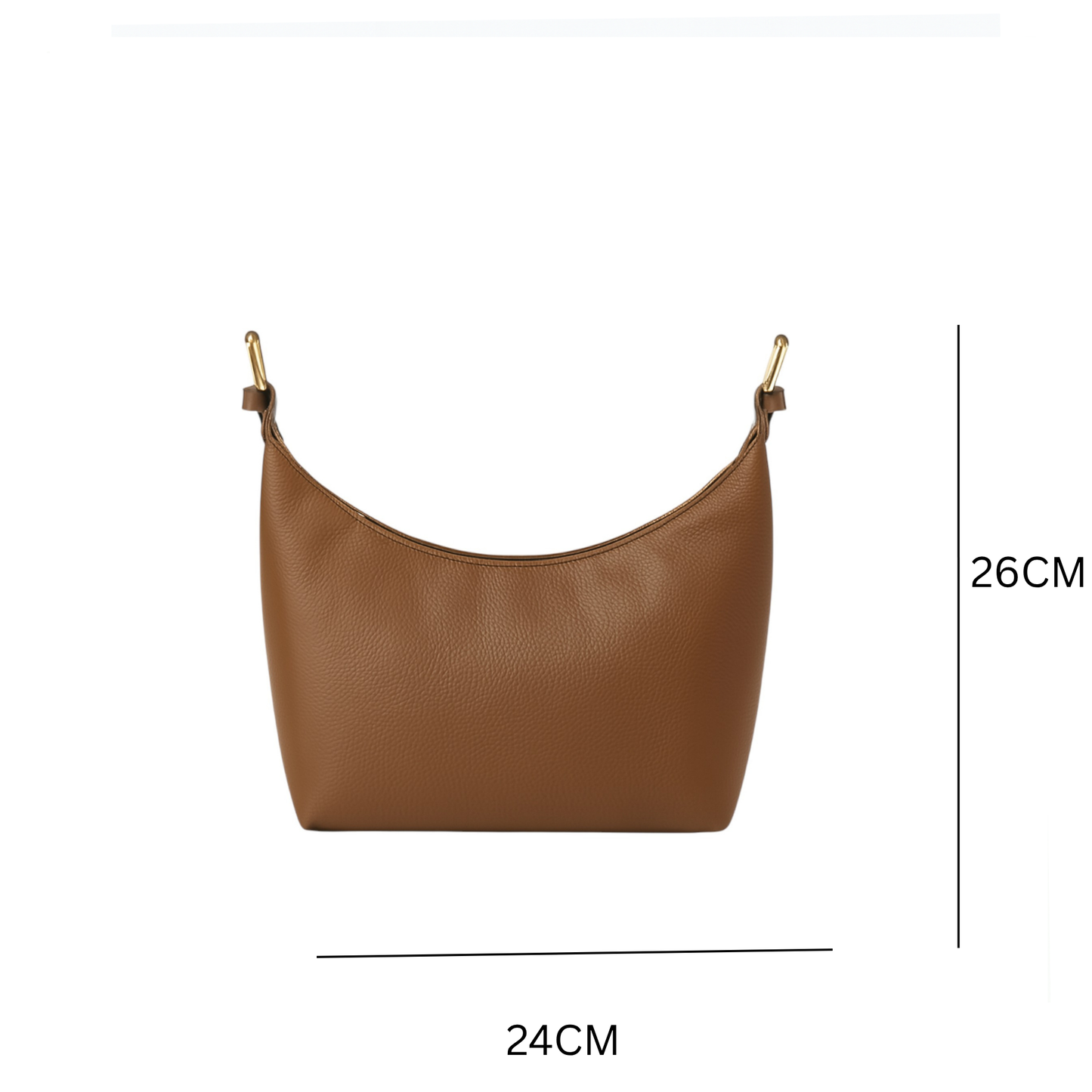 ARDAN Shoulder Bag with Adjustable Strap for Girls & Women (KHAKI BROWN) – Women's HandBag/Sling Bag – additional product photo | Leather Villa
