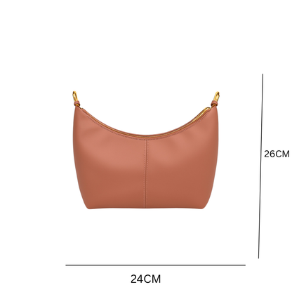 ARDAN Shoulder Bag with Adjustable Strap for Girls & Women (DUSTY PINK) – Women's HandBag/Sling Bag – additional product photo | Leather Villa