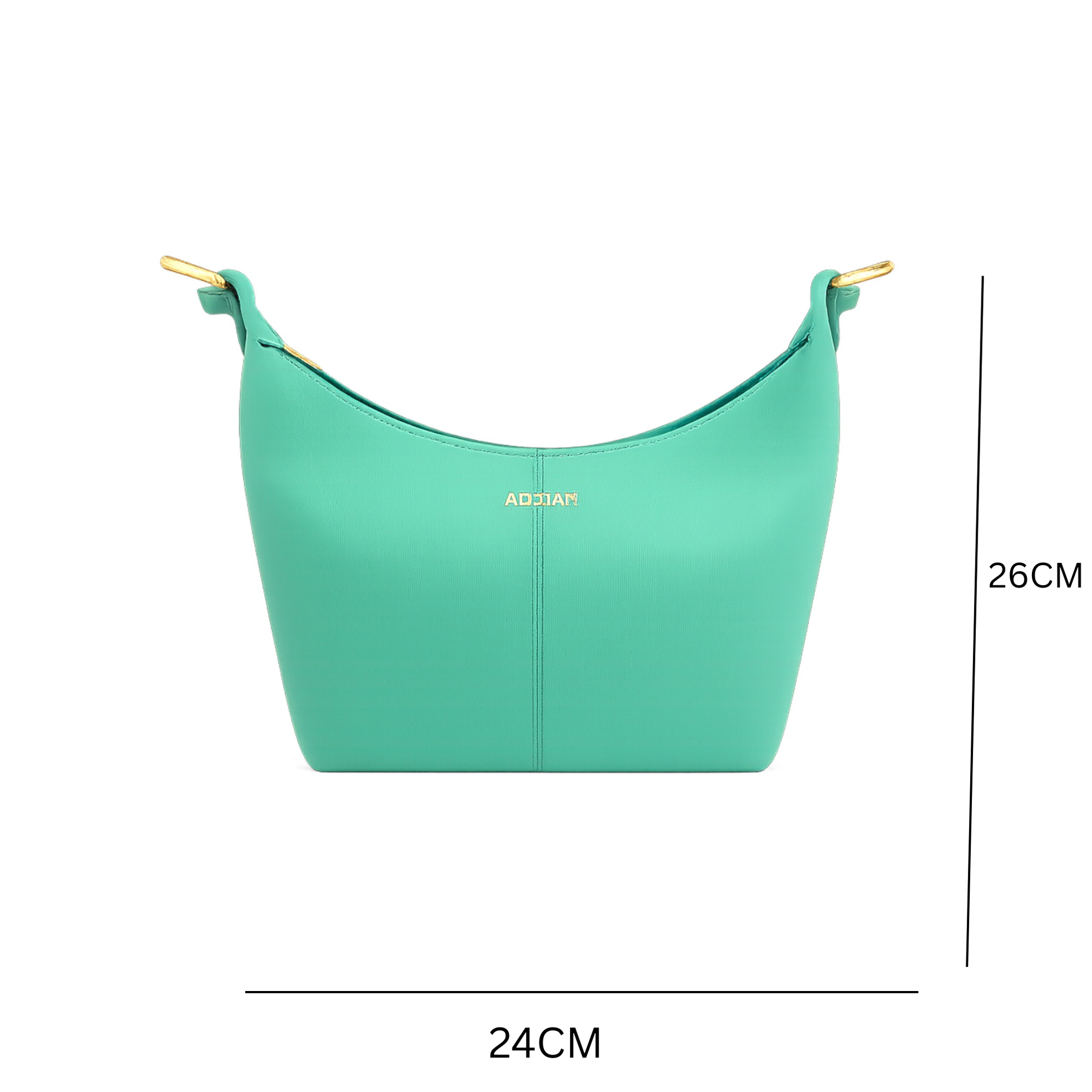 ARDAN Shoulder Bag with Adjustable Strap for Girls & Women (JADE GREEN) – Women's HandBag/Sling Bag – additional product photo | Leather Villa