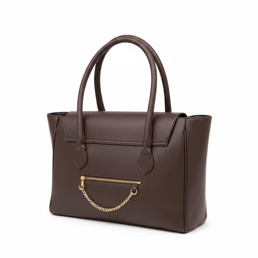 ARDAN Stylish Tote bag | Multitasker Trendy | Laptop compartment | Lightweight (Chocklate Brown)