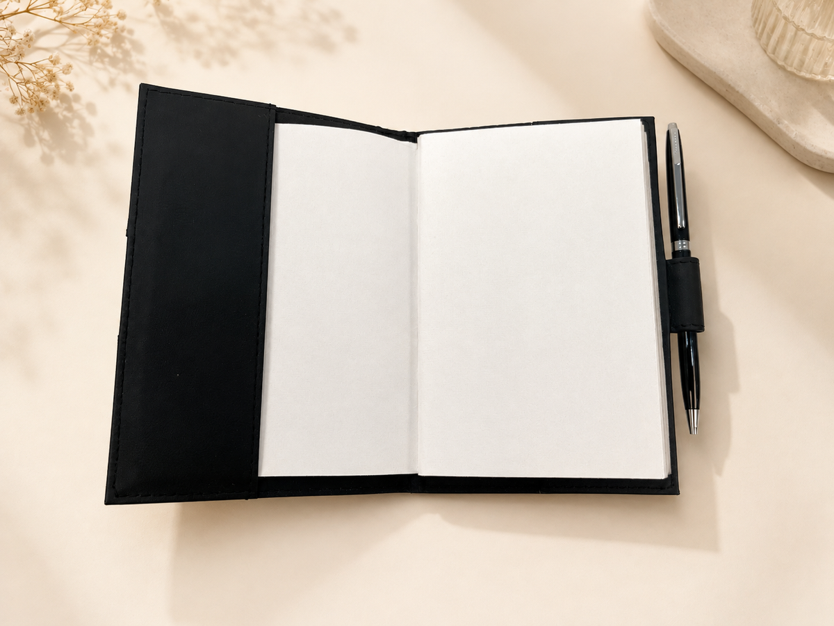 Leather Corporate Gift Set Include Leather Diary, Wallet and Pen