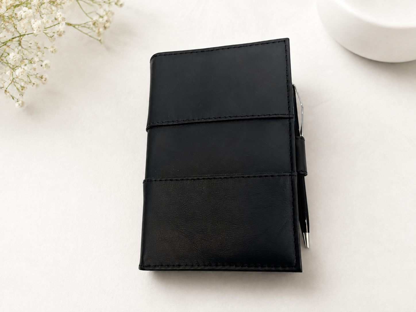 Leather Corporate Gift Set Include Leather Diary, Wallet and Pen