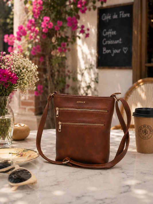 Sling Bag with Adjustable Belt for Girls & Women