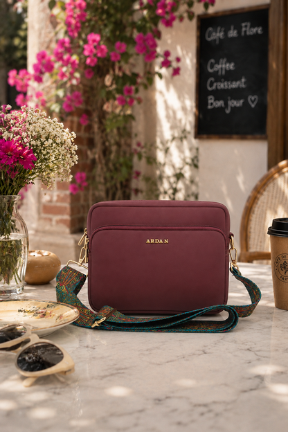 Women Crossbody Bag with Detachable Belt for Girls & Women