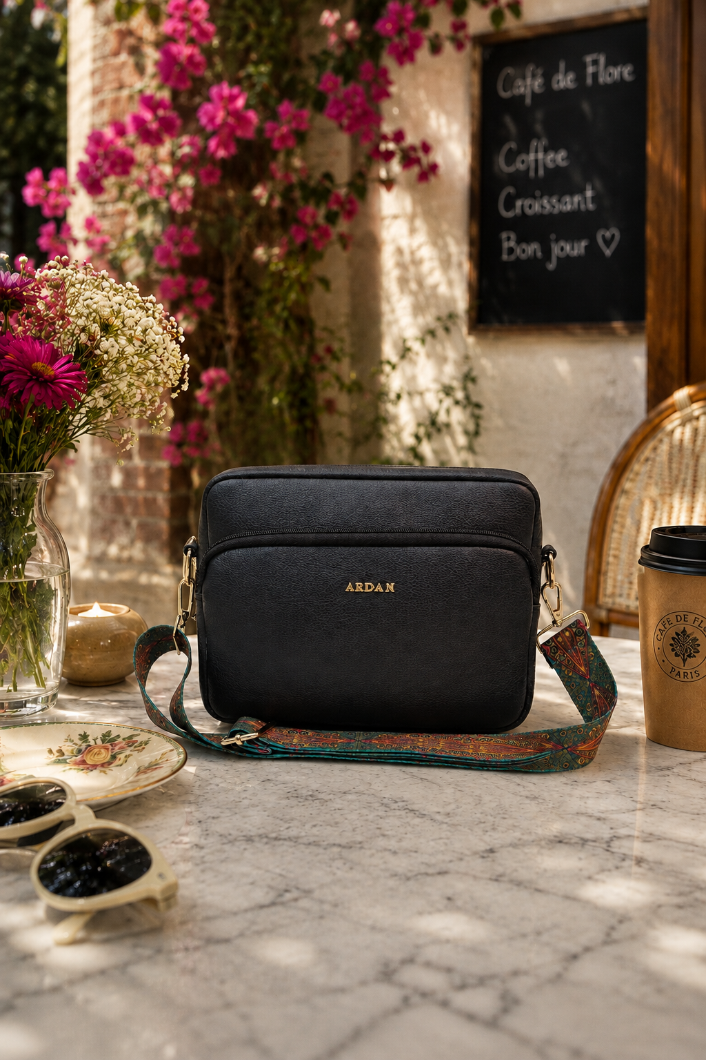 Women Crossbody Bag with Detachable Belt for Girls & Women