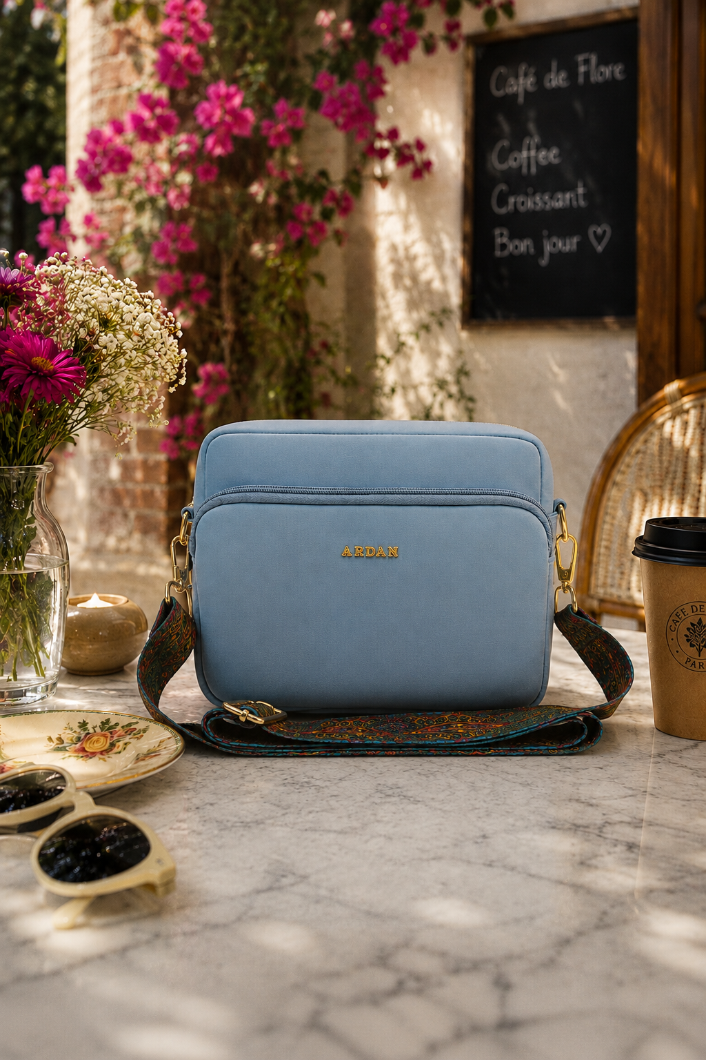 Women Crossbody Bag with Detachable Belt for Girls & Women