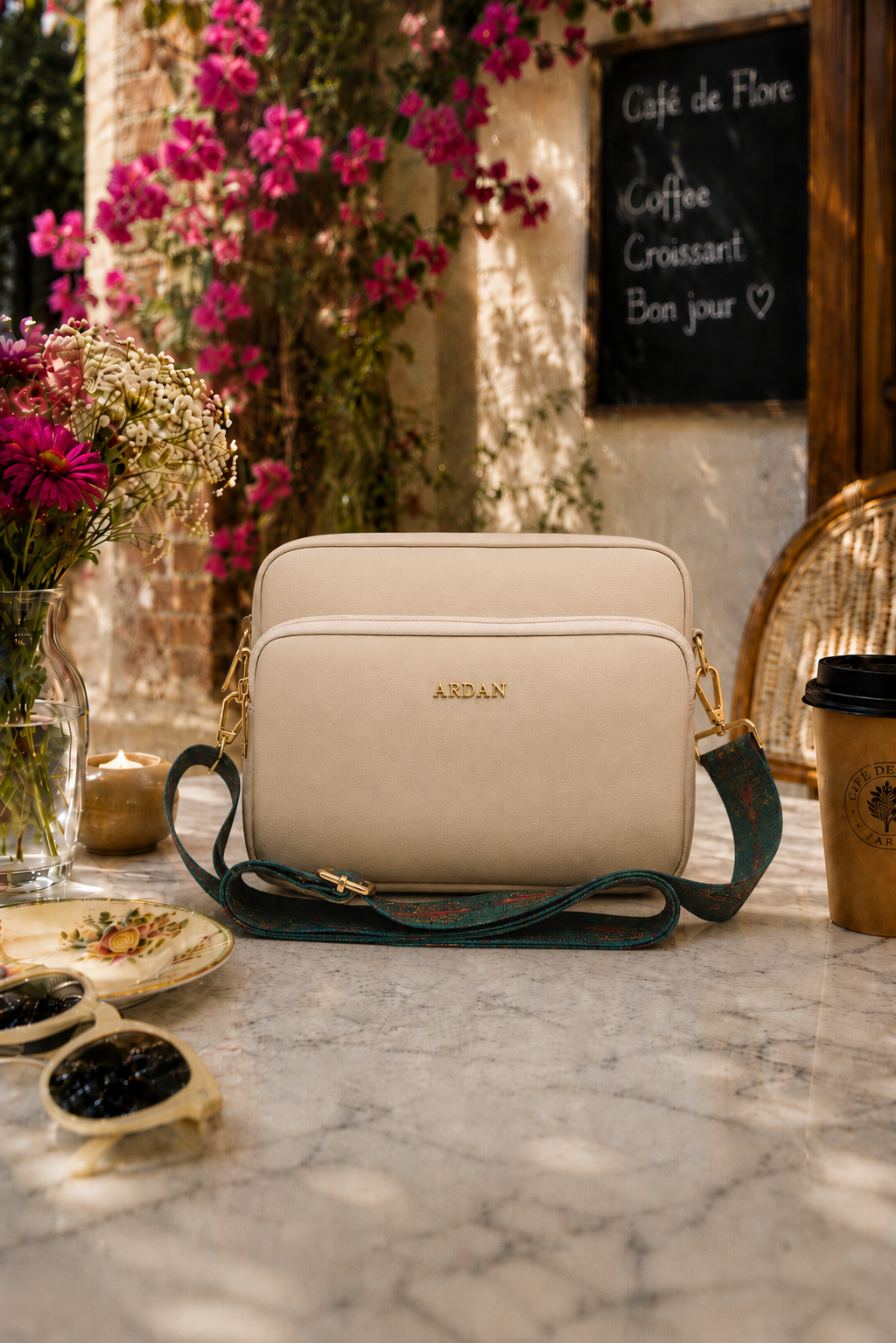 Women Crossbody Bag with Detachable Belt for Girls & Women
