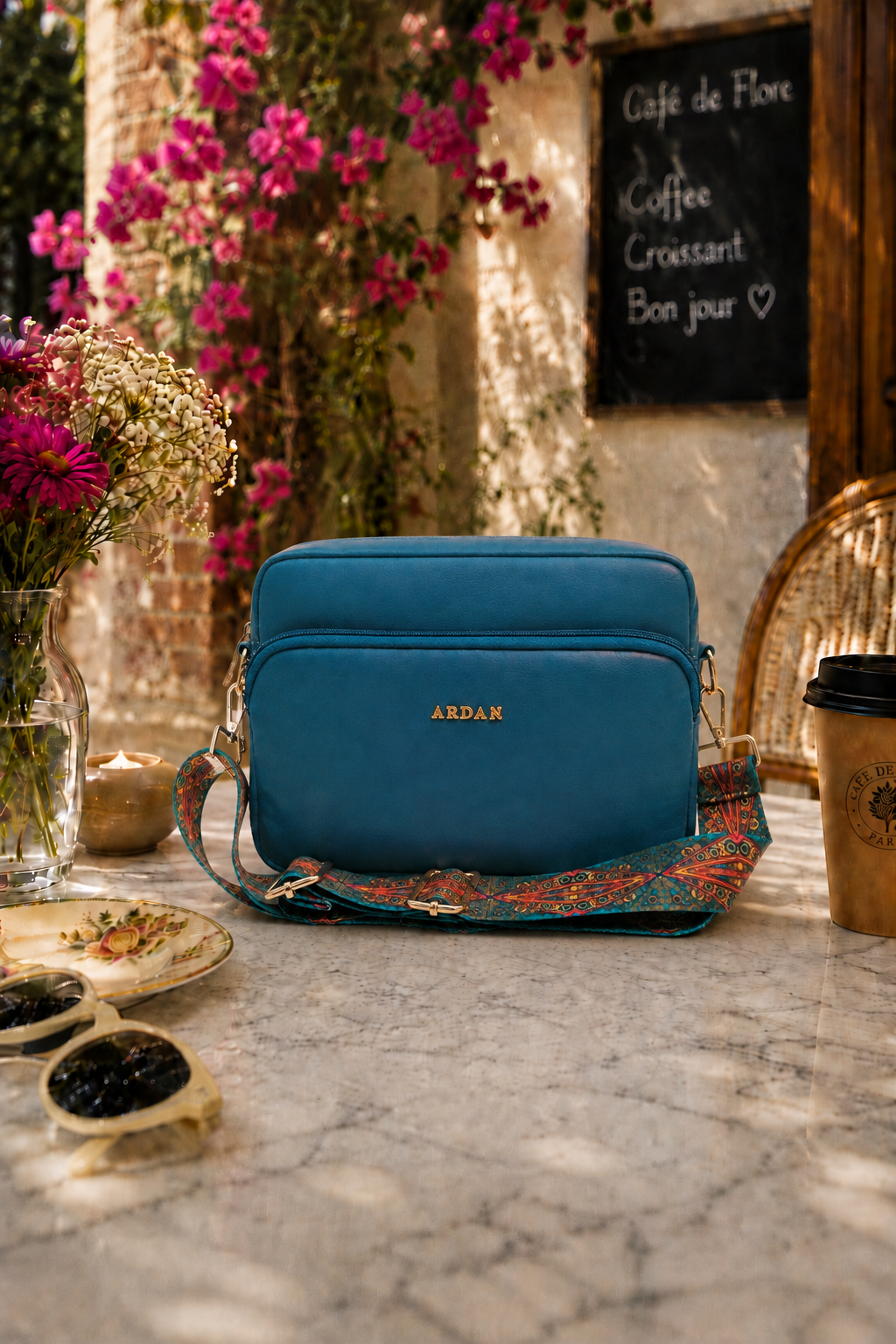 Women Crossbody Bag with Detachable Belt for Girls & Women